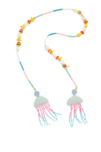 Jellyfish beaded strap charm